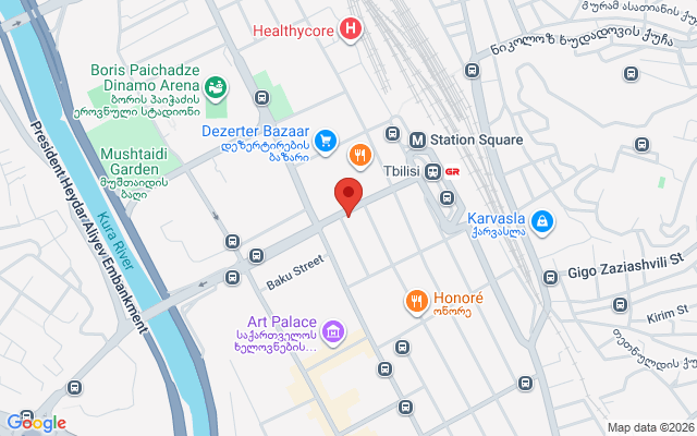 Карта расположения