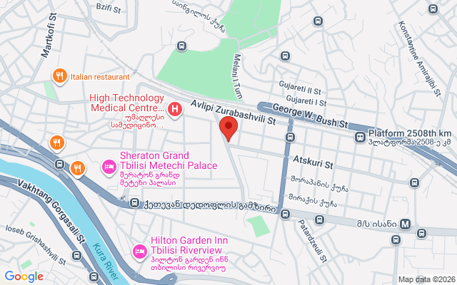 Карта расположения