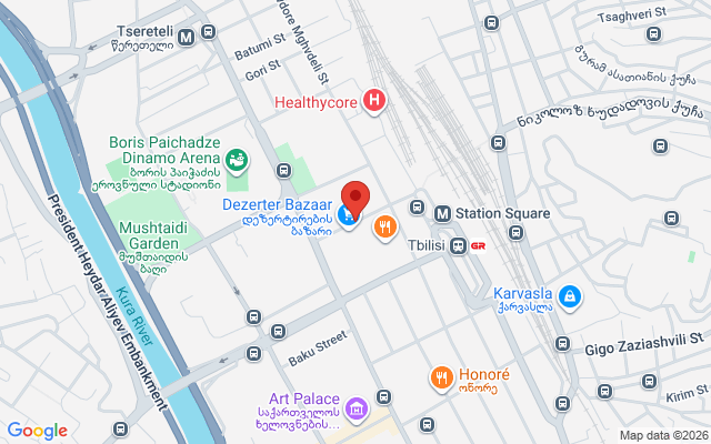 Карта расположения