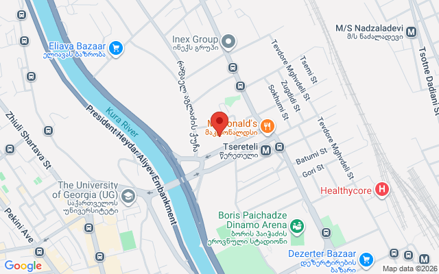 Карта расположения