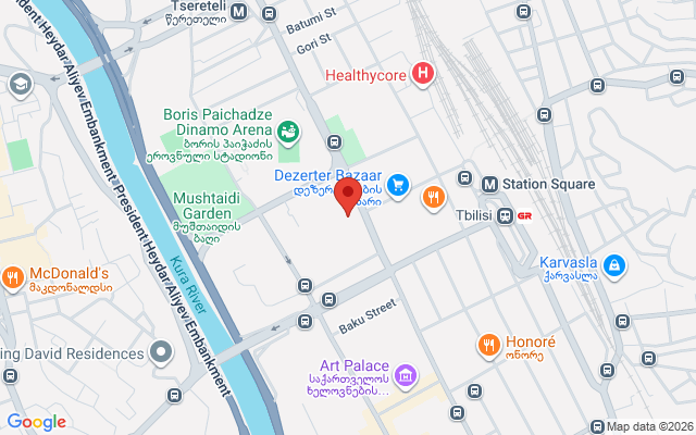 Карта расположения
