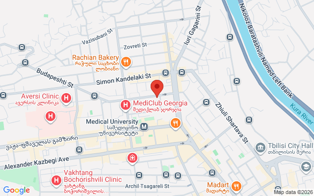 Карта расположения