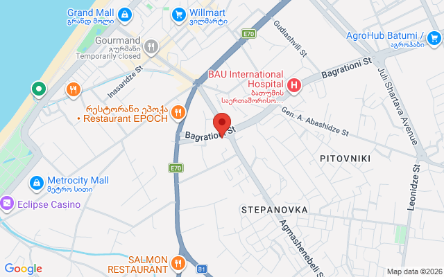 Карта расположения