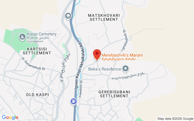 Карта расположения