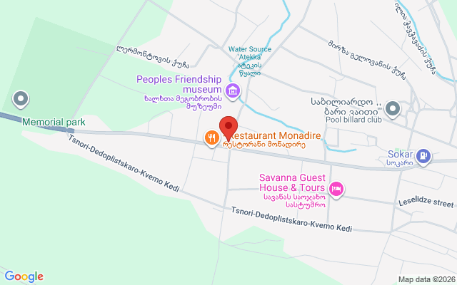 Карта расположения