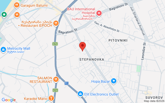 Карта расположения