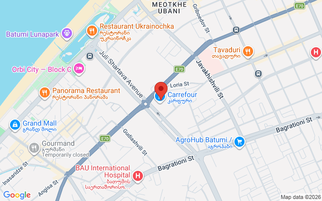 Карта расположения