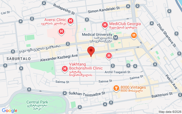 Карта расположения