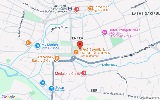 Карта расположения