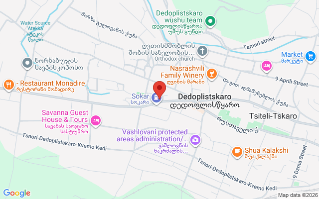 Карта расположения