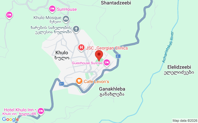 Карта расположения