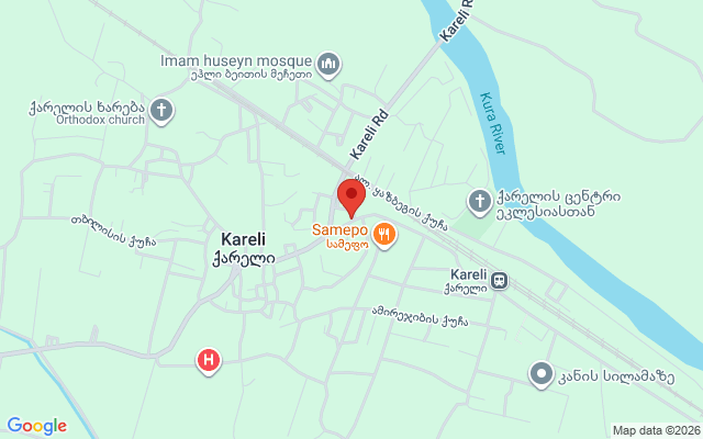 Карта расположения