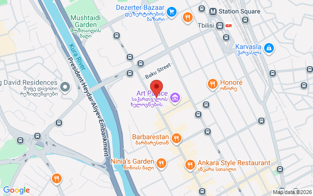 Карта расположения