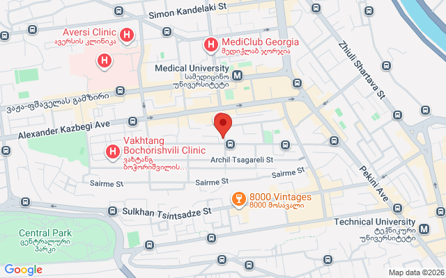 Карта расположения