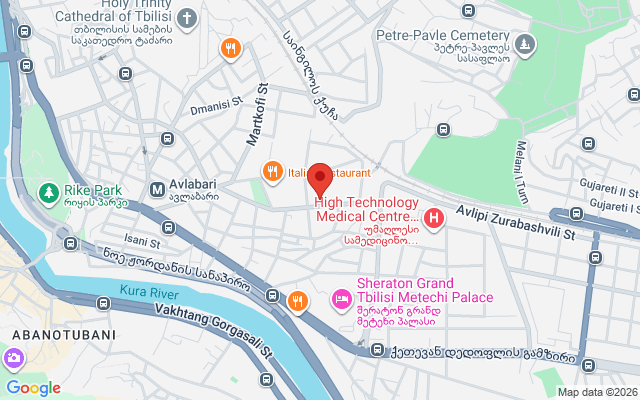 Карта расположения