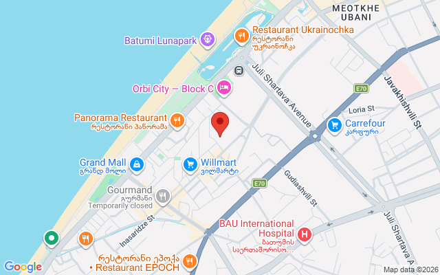 Карта расположения