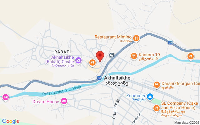 Карта расположения