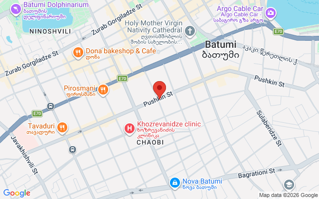 Карта расположения