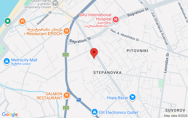 Карта расположения