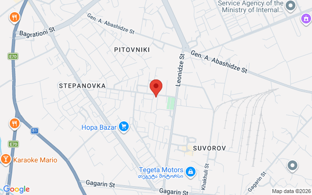 Карта расположения