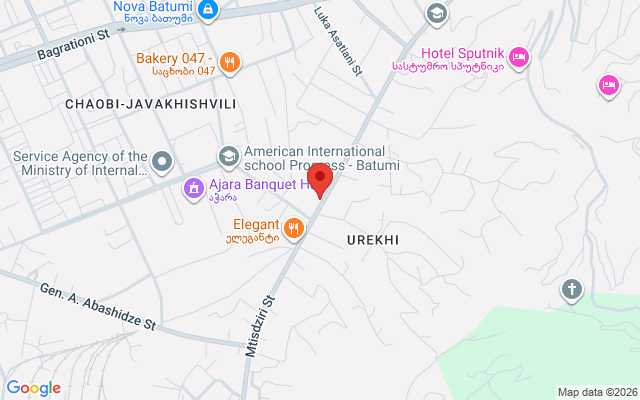Карта расположения