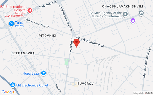 Карта расположения