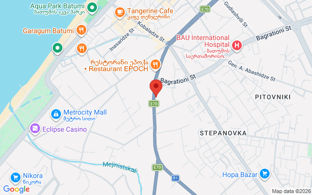 Карта расположения