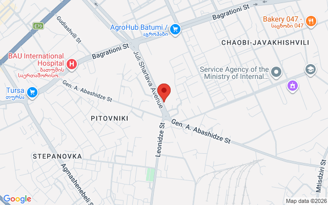 Карта расположения