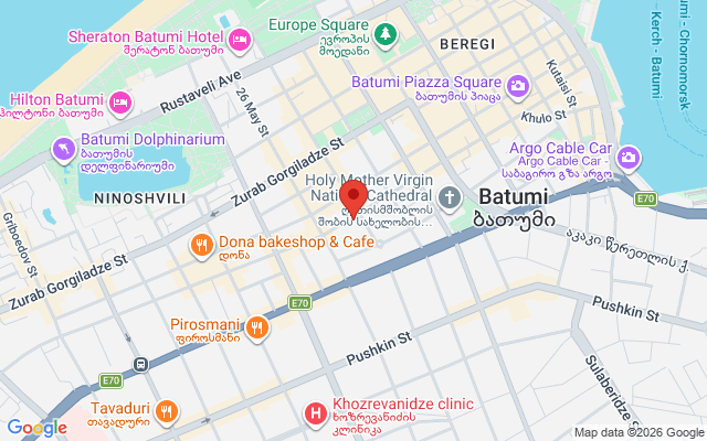 Карта расположения