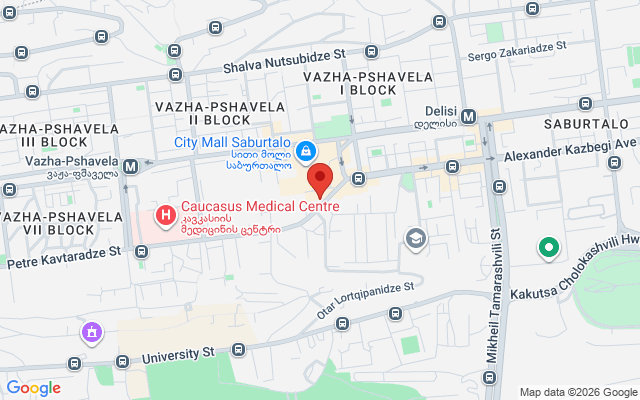 Карта расположения
