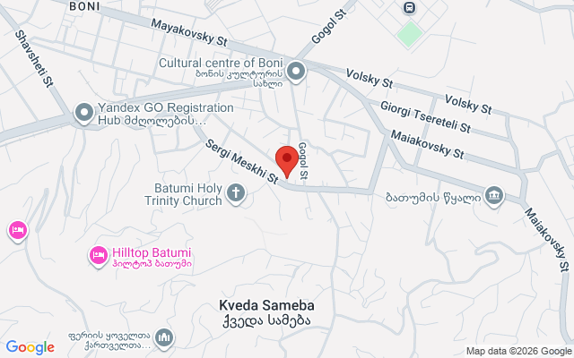 Карта расположения