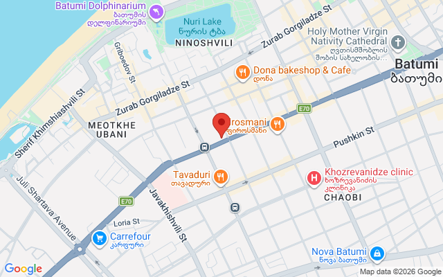 Карта расположения