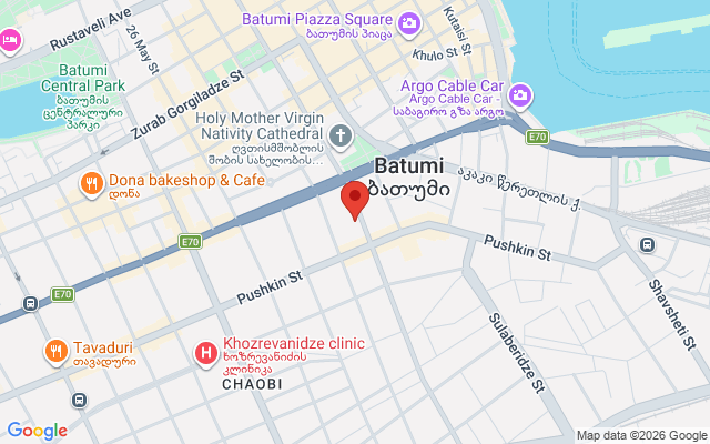 Карта расположения