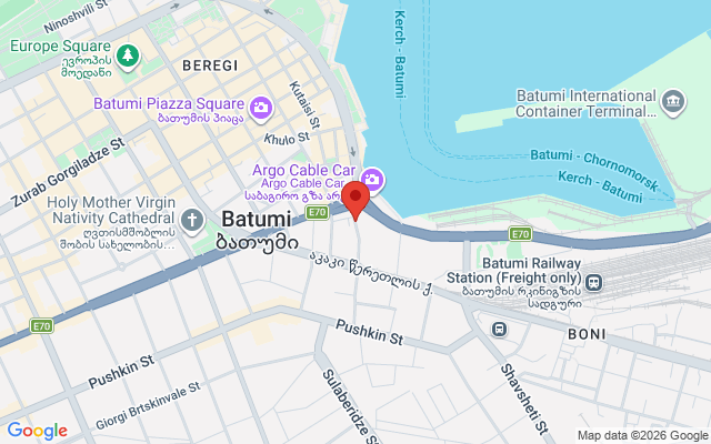 Карта расположения