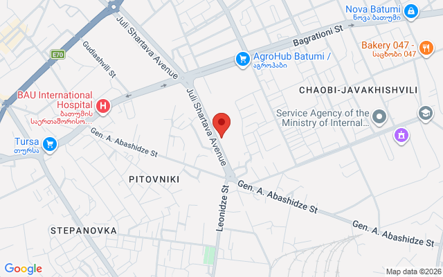 Карта расположения