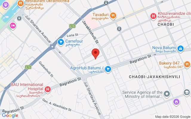 Карта расположения