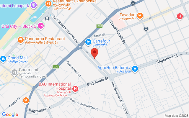 Карта расположения