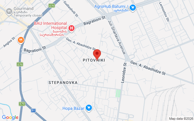 Карта расположения
