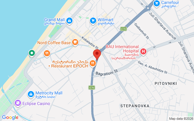 Карта расположения