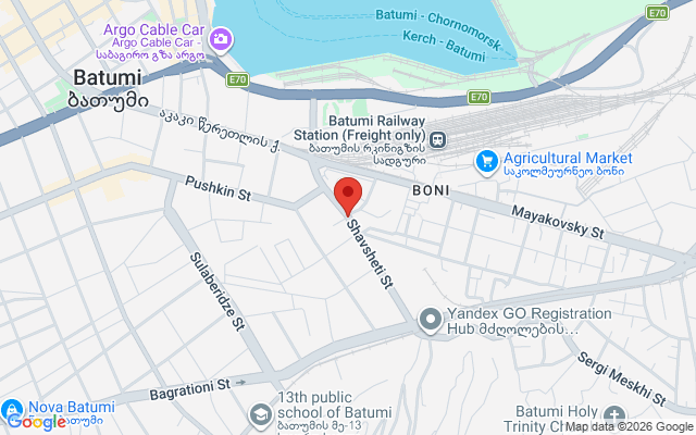 Карта расположения