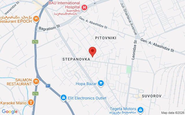 Карта расположения