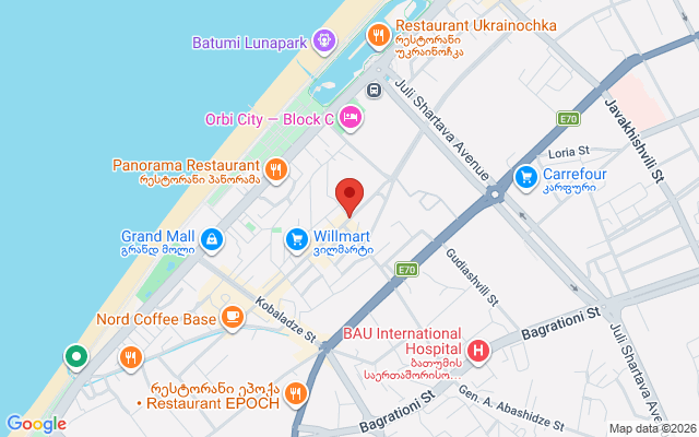 Карта расположения