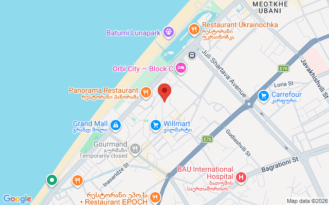 Карта расположения