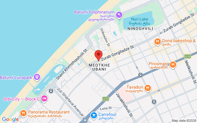 Карта расположения