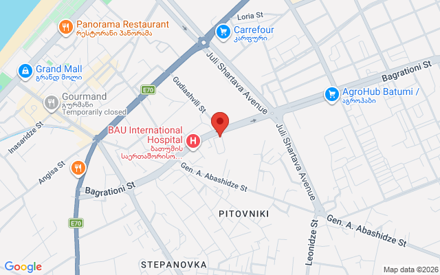 Карта расположения