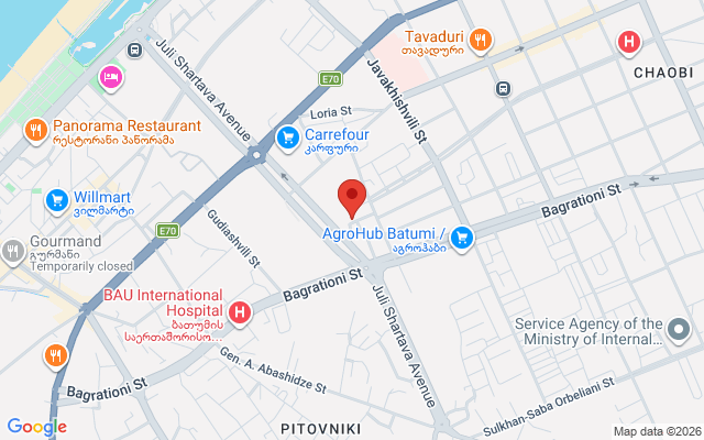 Карта расположения