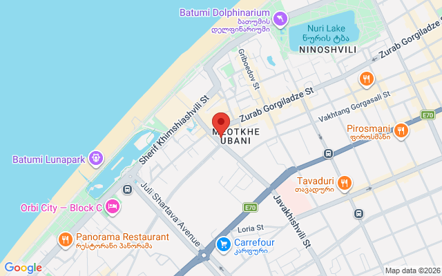 Карта расположения
