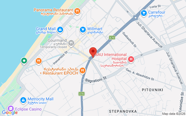 Карта расположения