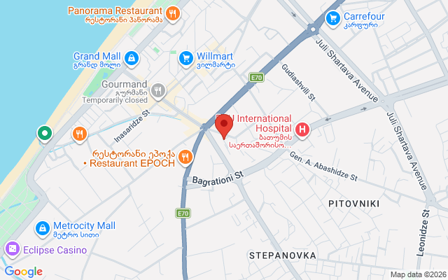 Карта расположения