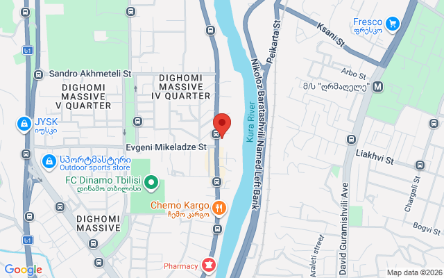 Карта расположения